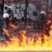Február elején kiújultak a zavargások és összecsapások Athénban.