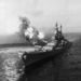 1950. október 21. A Missouri észak-koreai kommunikációs célpontokat támad. A hajó tűzereje már a II. világháborúban is bizonyított: szárazföldi célpontok ellen is elsöprő erőt jelentett a kilenc 410 milliméteres üteg.