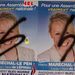 SS felirat Marion Marechal Le Pen választási plakátjain.