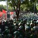 Pekingben a japán nagykövetség előtt gyűltek össze tüntetők szeptember 15-én. A rendőrséget is kivezényelték a helyszínre, hogy megvédjék a nagykövetséget, ha a tüntetés erőszakossá válik.
