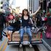 San Francisco-i Occupy tüntetők autós felvonulása.