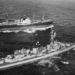 A nukleáris fegyvereket szállító szovjet hajót, a Polzunovot (fent) egy amerikai csatahajó kísérte vissza az orosz felségvizekre. A kép a rakétaválság végén készült.