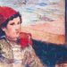 Paul Gauguin: Femme devant un fenetre ouverte, dite la fiancée