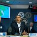 Obama elnök a Szövetségi Válságkezelési Központban tájékozódik a viharhelyzetről