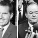 1968: Richard Nixon és Huber Humphrey 301-191 az elektorok megoszlása, George Wallace is szerzett harmadik jelöltként 46-ot