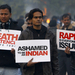 Indiai férfiak a csoportos nemi erőszak ellen