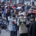 Diákok várakoznak vizsga előtt egy Pekingi egyetemen. Január ötödikén kezdődik Kínában a posztgraduális képzések felvételije, ahova idén közel kétmillió diák jelentkezett.
