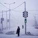 Jakutszkban sem pezseg az élet, így néz ki a város főtere egy -51 celsius fokos napon.
