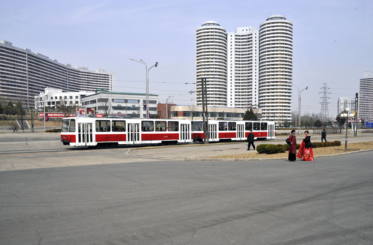 Szénerőmű termel Phenjanban. 