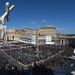 Megkezdődött az új katolikus egyházfő, Ferenc pápa beiktatási szertartása a Szent Péter-bazilika főoltáránál.