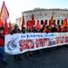 Több mint százezren tüntettek Rómában a munkanélküliség ellen a három nagy szakszervezeti szövetség, a CGIL, a CISL, az UIL felhívására, igazságos adórendszert követelve. 