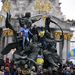 Kormányellenes tüntetők december 1-jén, vasárnap, Kijevben.