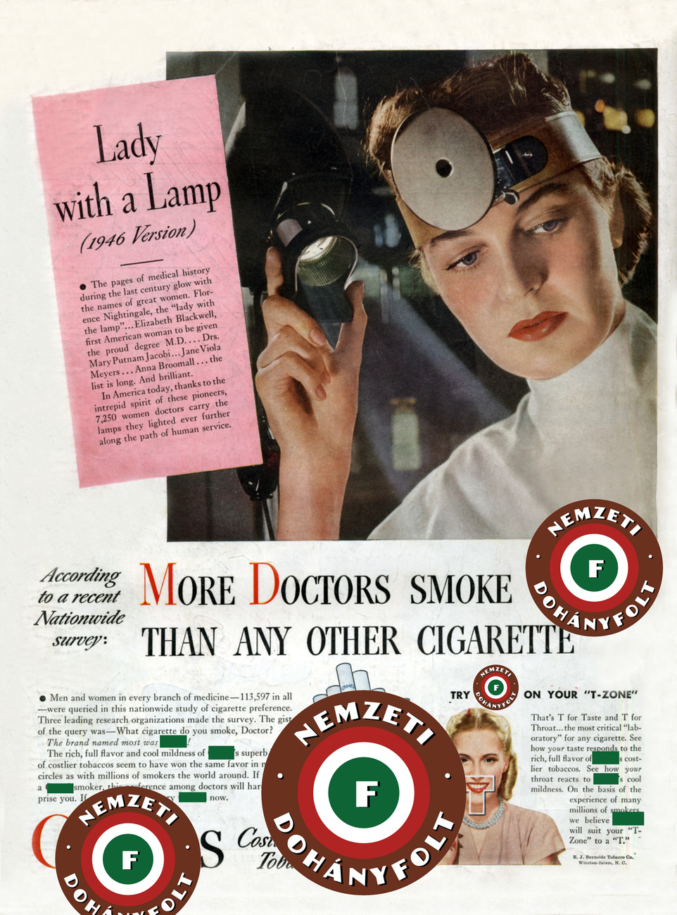 1965-ben a kongresszus kötelezte a gyártókat, hogy tegyenek figyelmeztető jelzést a dobozokra, két évvel később a rádióknak és tévéknek ingyenes műsoridőt kellett biztosítaniuk a dohányzás elleni közérdekű bejelentések számára, 1971-ben pedig betiltották a tévés és rádiós cigarettareklámokat. Az 1970-es években indultak el a nemdohányzók védelméért küzdő mozgalmak, ekkor kezdtek nemdohányzó részleget kialakítani a repülőkön, az éttermekben és más helyeken. Ezt végül a teljes dohányzási tilalom követte.