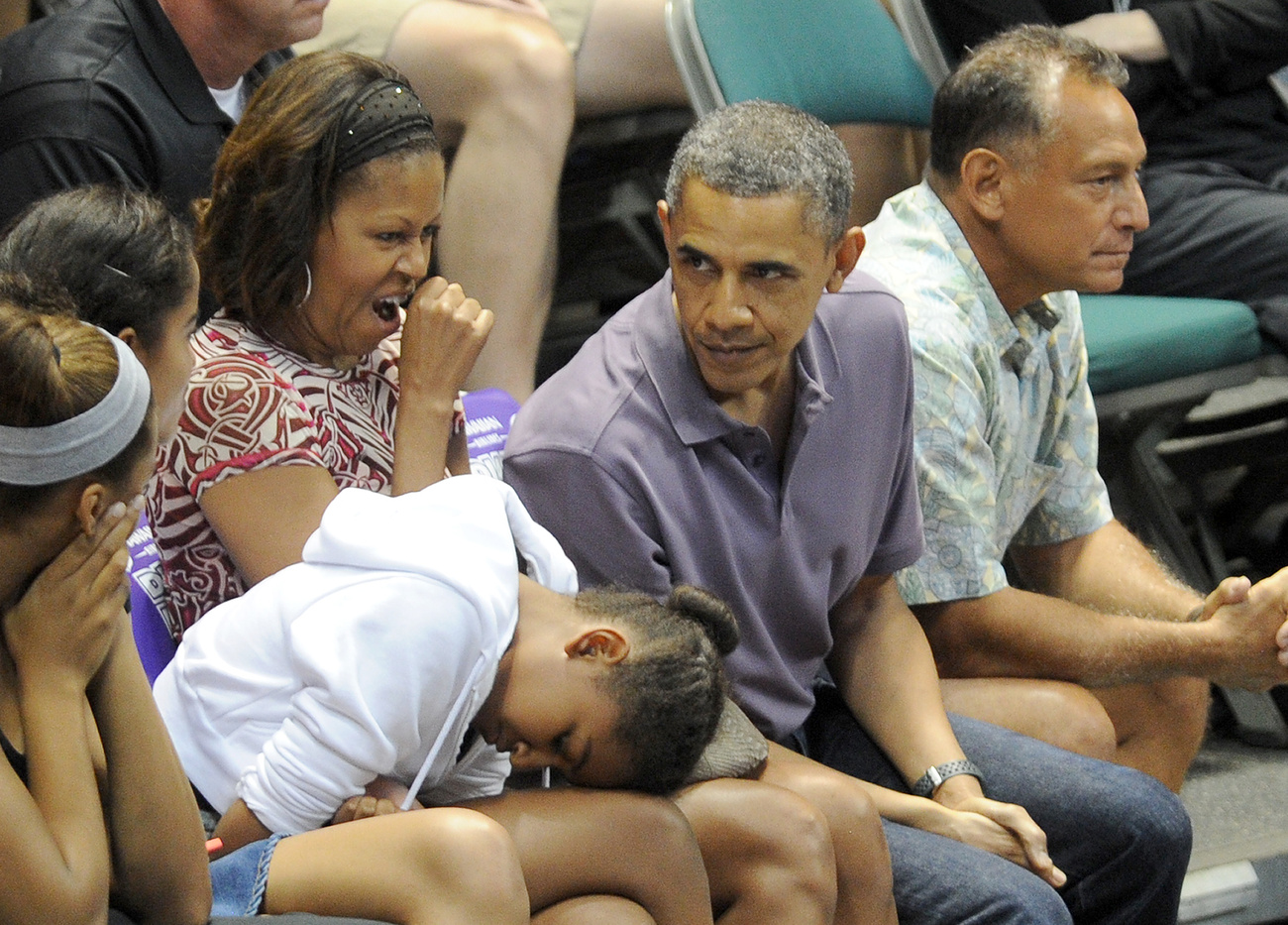 Így nézett ki Michelle Obama legutolsó publikált fotóján,  2013. január 16-án. 