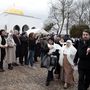 Ahmed Merabet temetése a Párizs melletti Bobigny-ben