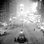 A Times Square-en 1938 novemberében nagyobb volt a forgalom, mint ma, amikor a várható hóvihar miatt senki sem mert autóval elindulni.