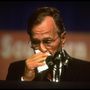 George H. W. Bush a déli baptista kongresszusán tartott beszéde közben sírta el magát, amikor 1991-ben felidézte azokat a pillanatokat, amikor megindította a légi támadást Irak ellen.