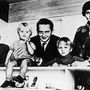 Olof Palme családjával 1970-ben.