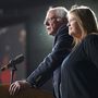 Bernie Sanders és felesége Burlingtonban a szuperkedden