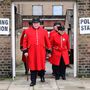 A nyugat-londoni Chelsea városrészben található Királyi Kórházban kialakított szavazóhelység