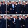 Az emlékezetes kézfogó Emmanuel Macron francia elnökkel, a brüsszeli NATO-csúcs előtt.