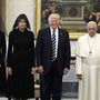 A Trump-család találkozása Ferenc pápával