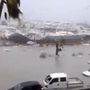 A Puerto Ricótól mintegy 300 km-re Szent Martin szigetén óriási pusztítást végzett a vihar. 