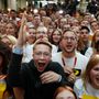 Jó exit polloknak örülnek a CDU hívei a párt székházában