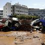 Athén északi részén július 26-án hatalmas esõzések áradásokat okoztak