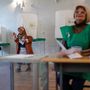 Szavazókör Tbilisziben