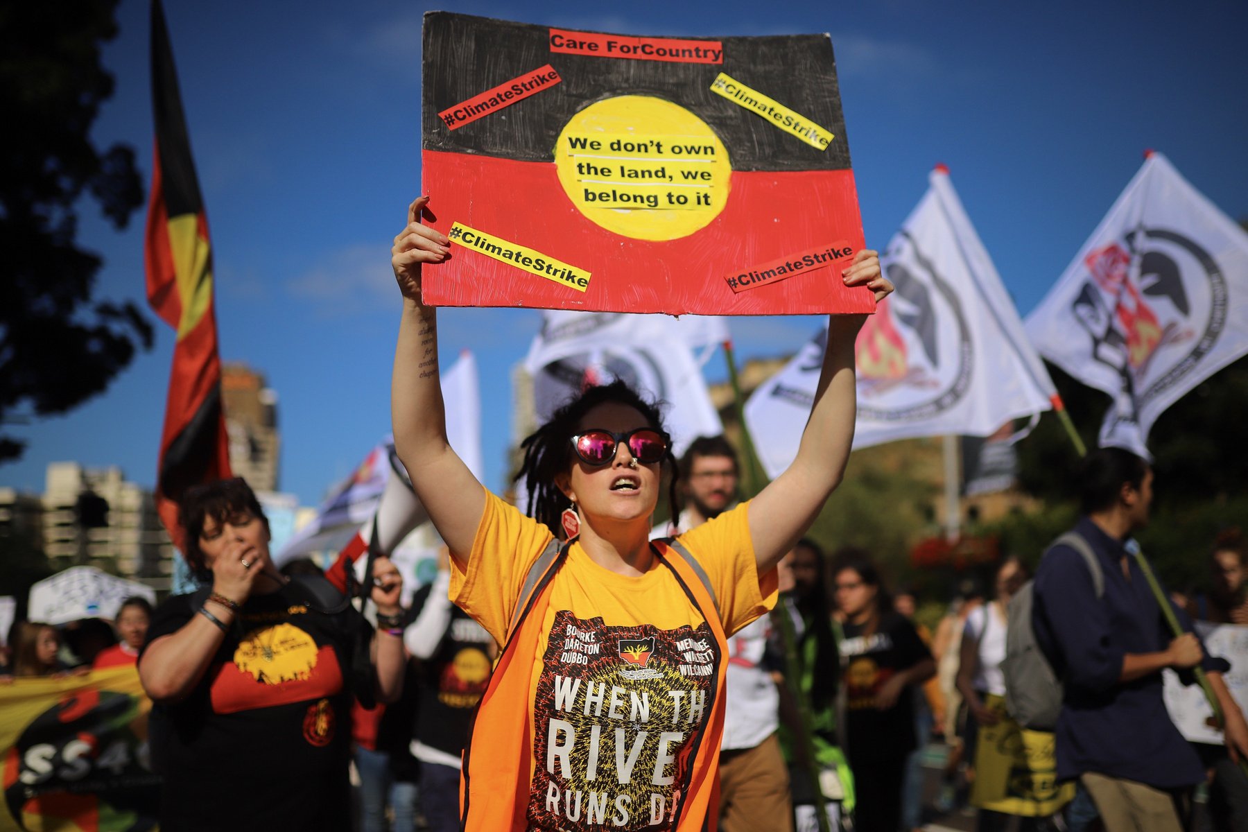 Global Strike 4 Climate résztvevők Sydneyben