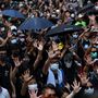 Kormányellenes tüntetők Hongkongban