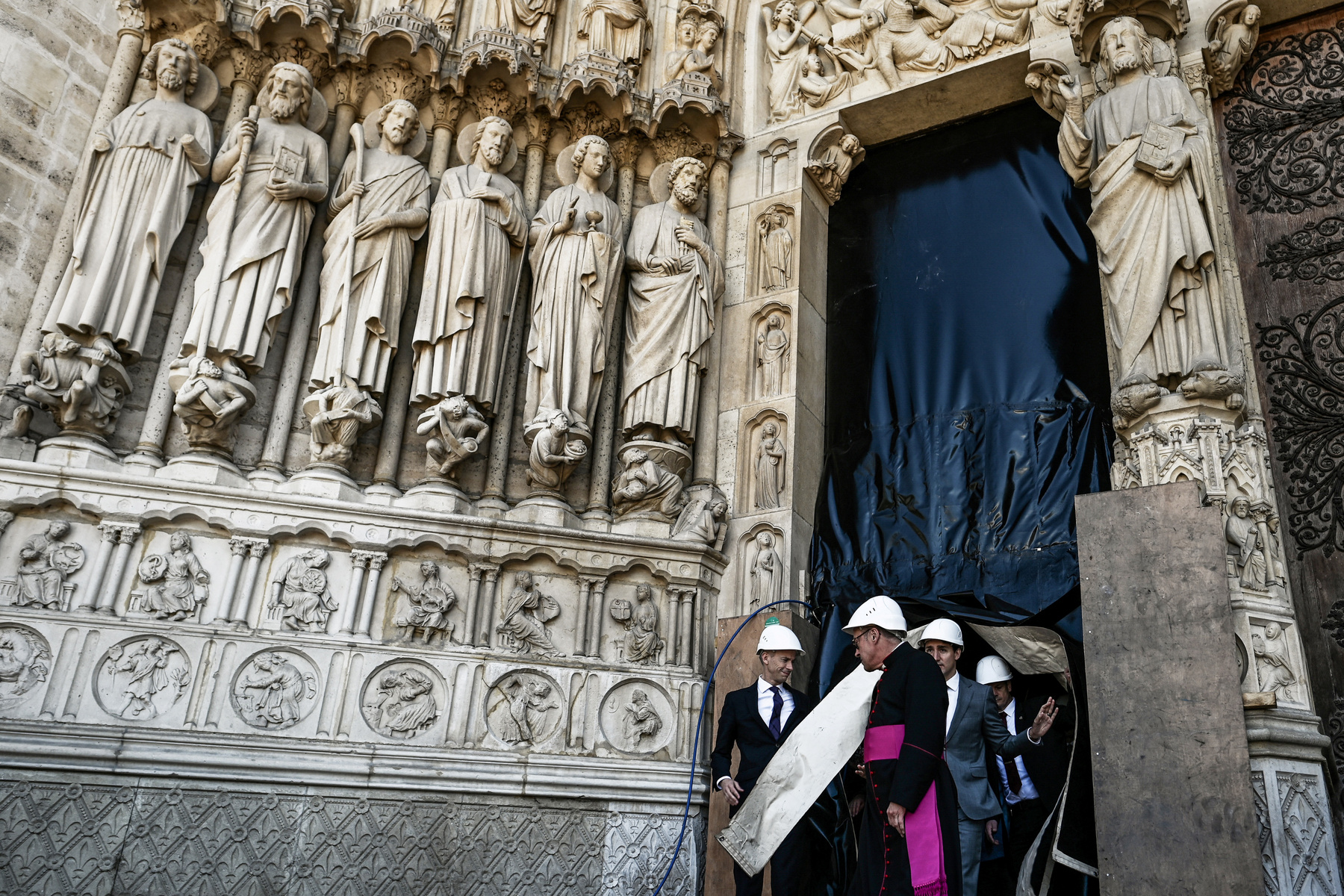A Notre Dame felújítása még ma, két évvel a tűzvész után sem ért véget.