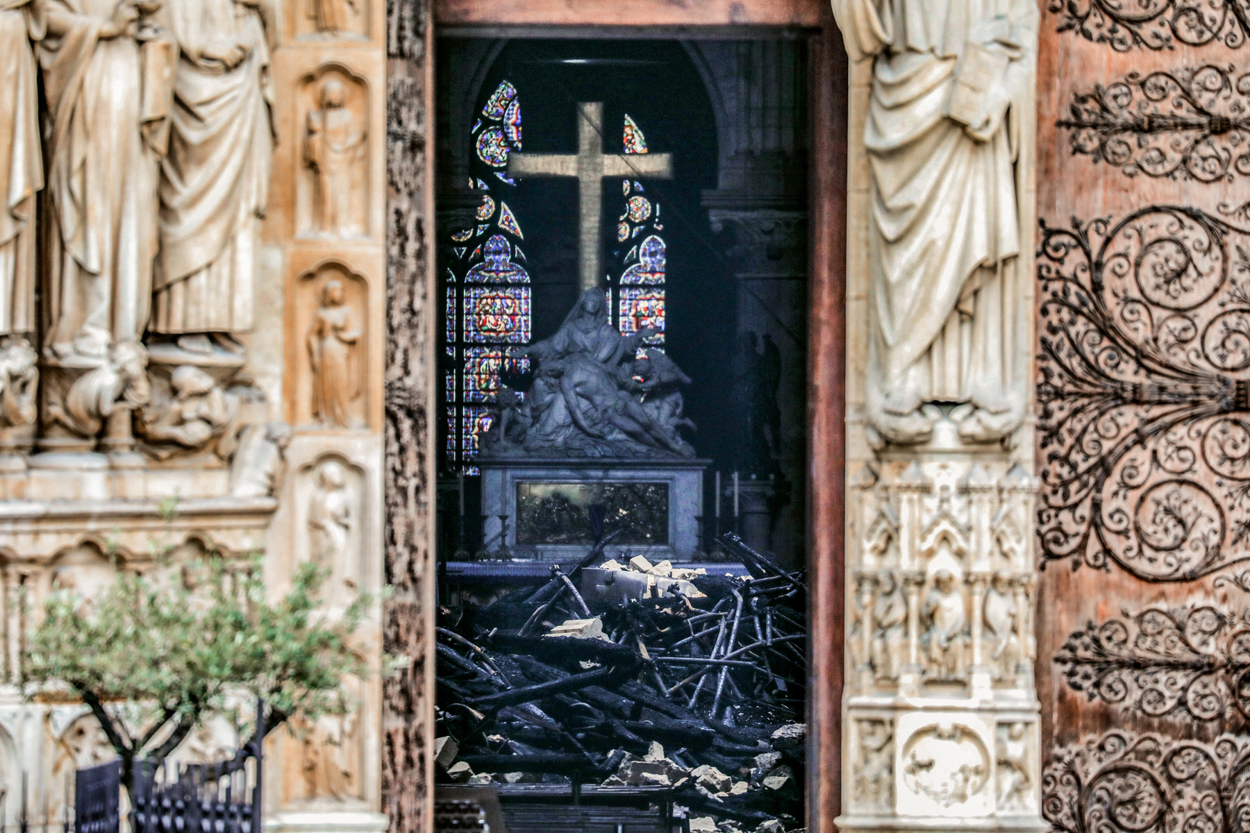 A Notre Dame felújítása még ma, két évvel a tűzvész után sem ért véget.