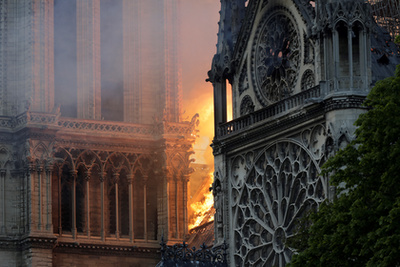 A Notre Dame felújítása még ma, két évvel a tűzvész után sem ért véget.