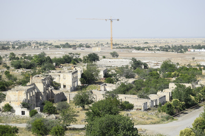 Agdam romjainak helyét hamarosan egy modern város veszi át. 