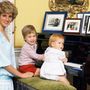 Diana hercegné, Vilmos herceggel és Harry herceggel 1985 október 4-én