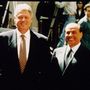 Silvio Berlusconi már miniszterelnökként fogadja Bill Clinton amerikai elnököt 1994. június 2-án