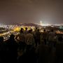 Zarándokok a Jabal al-Nour-hegyen, Mekkában.