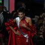 Ileana Marquez Amazonas államból gálaruhában sétál a Miss Venezuela szépségversenyen Caracasban 2023. december 7-én