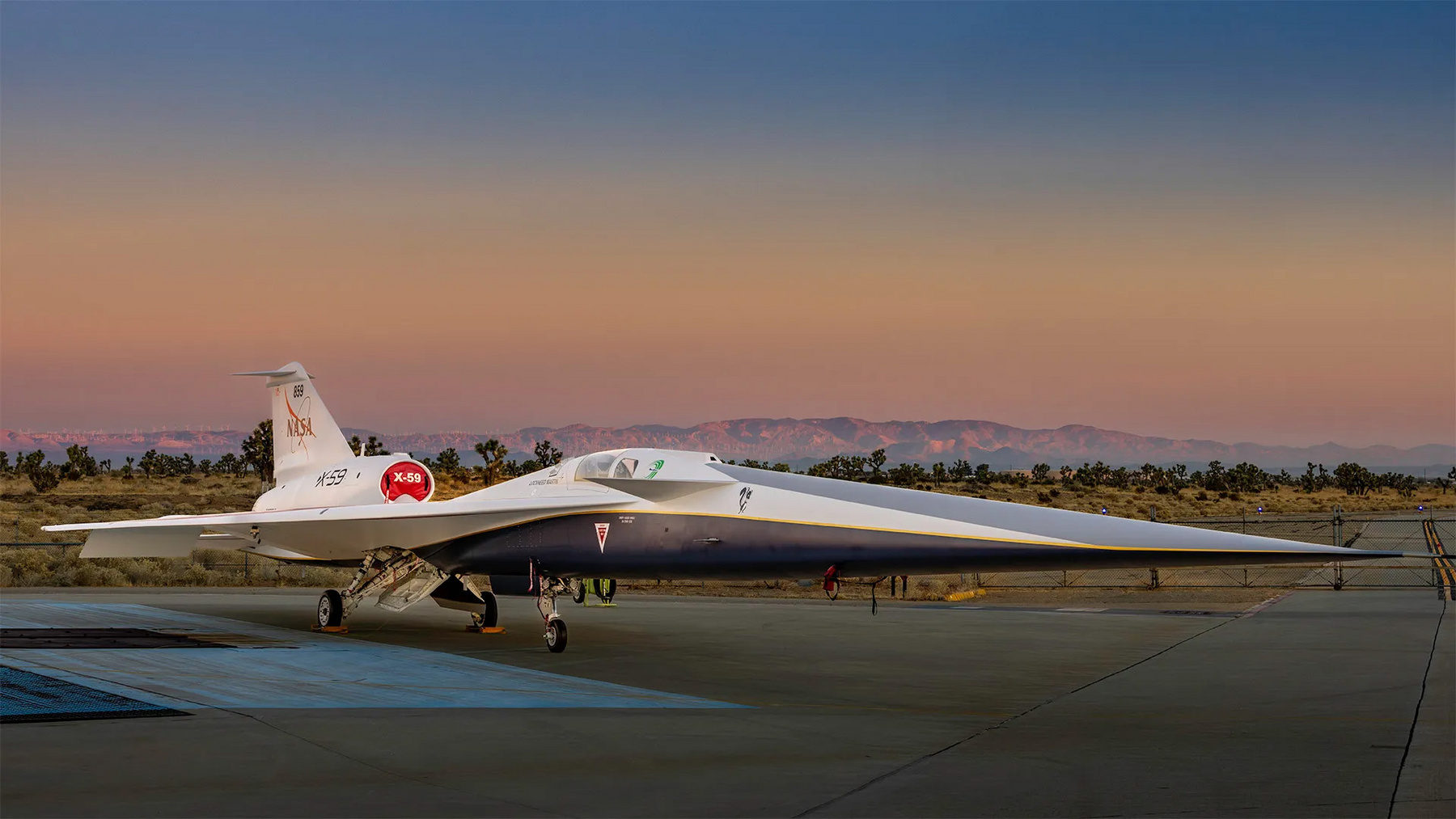 A repülésre kész X-59-es