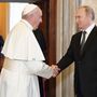 Ferenc pápa és Vlagyimir Putyin 2019-ben