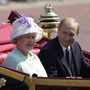 II. Erzsébet és Vlagyimir Putyin 2003-ban