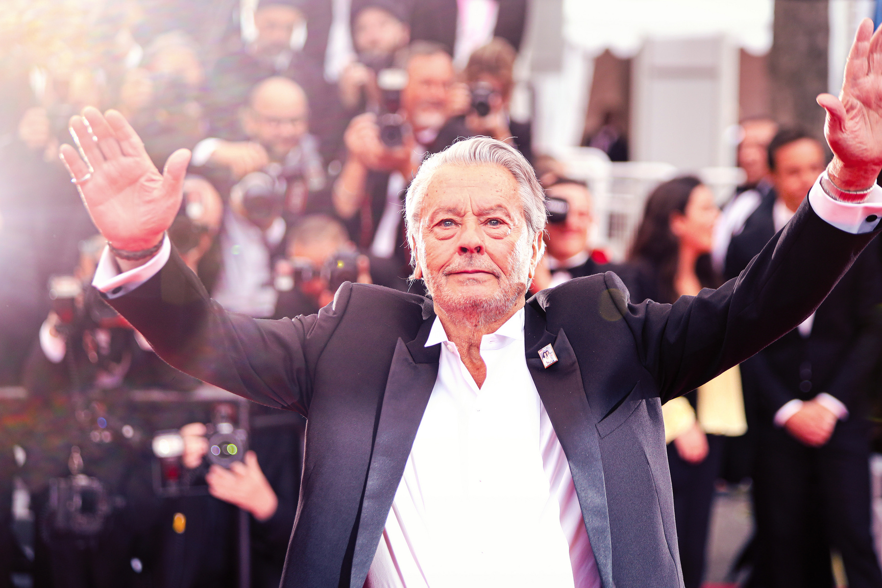 Alain Delon és Ann-Margret svéd színésznő A vér nem válik vízzé című filmben