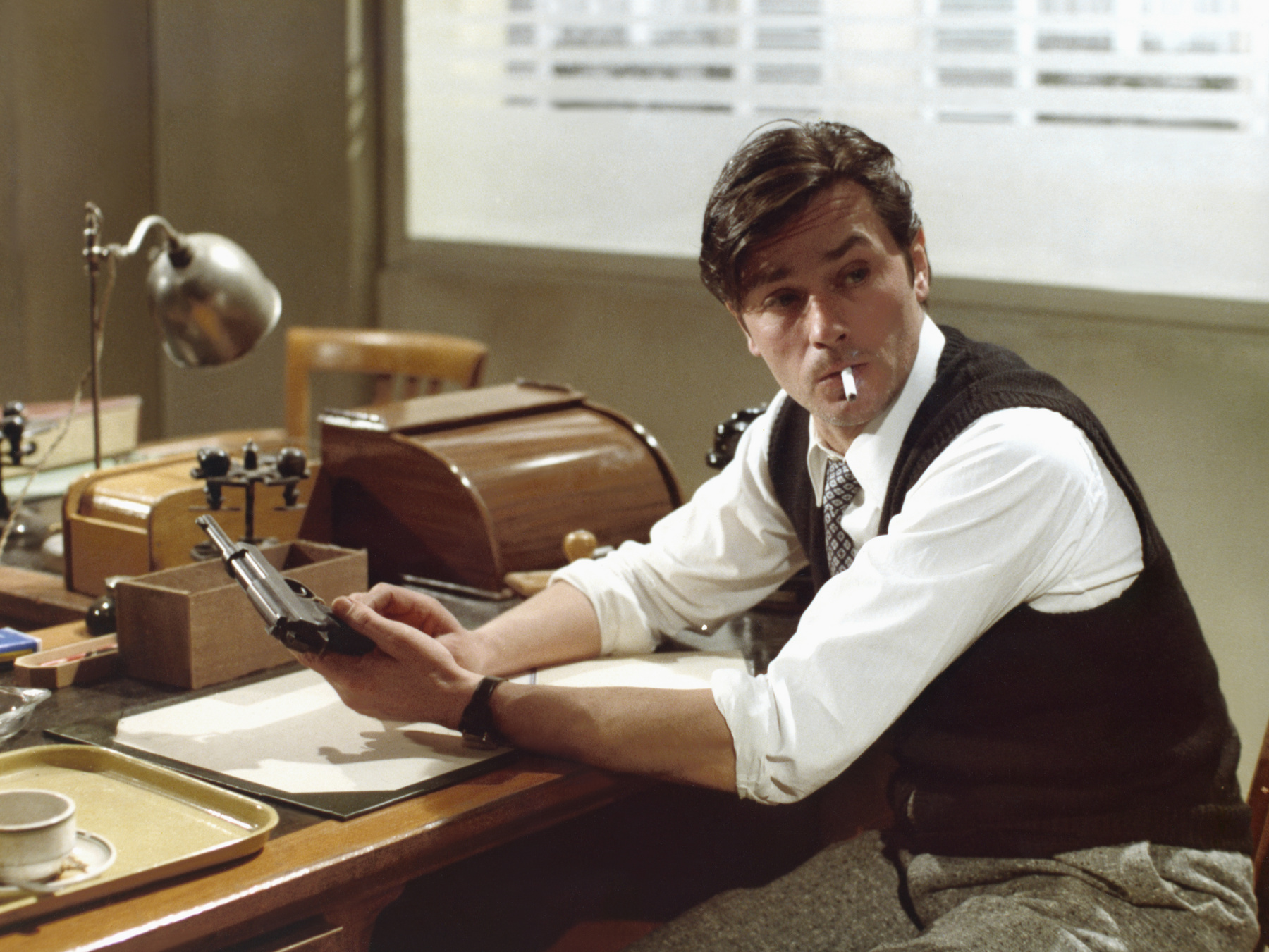 Alain Delon és Ann-Margret svéd színésznő A vér nem válik vízzé című filmben