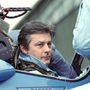 Alain Delon a francia légierő Patrouille de France Alphajetjének fedélzetén 1988. április 18-án