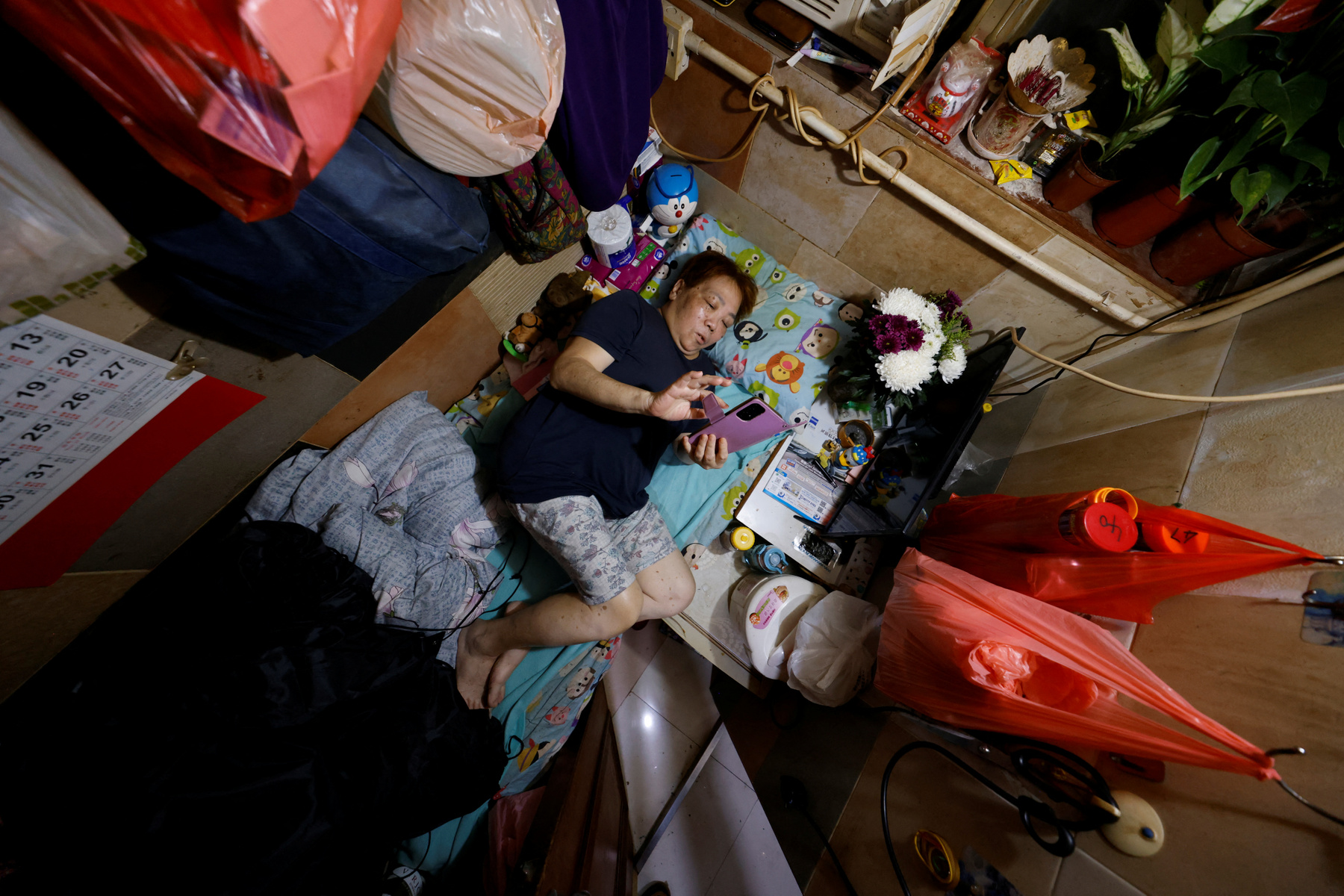 Sum otthonában Hongkongban, Kínában 2024. augusztus 15-én