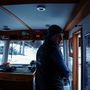 Ivik Knudsen-Ostermann, a Greenland Cruises tulajdonosa, a főváros, Nuuk kikötőjében, Grönlandon 2025. február 9-én