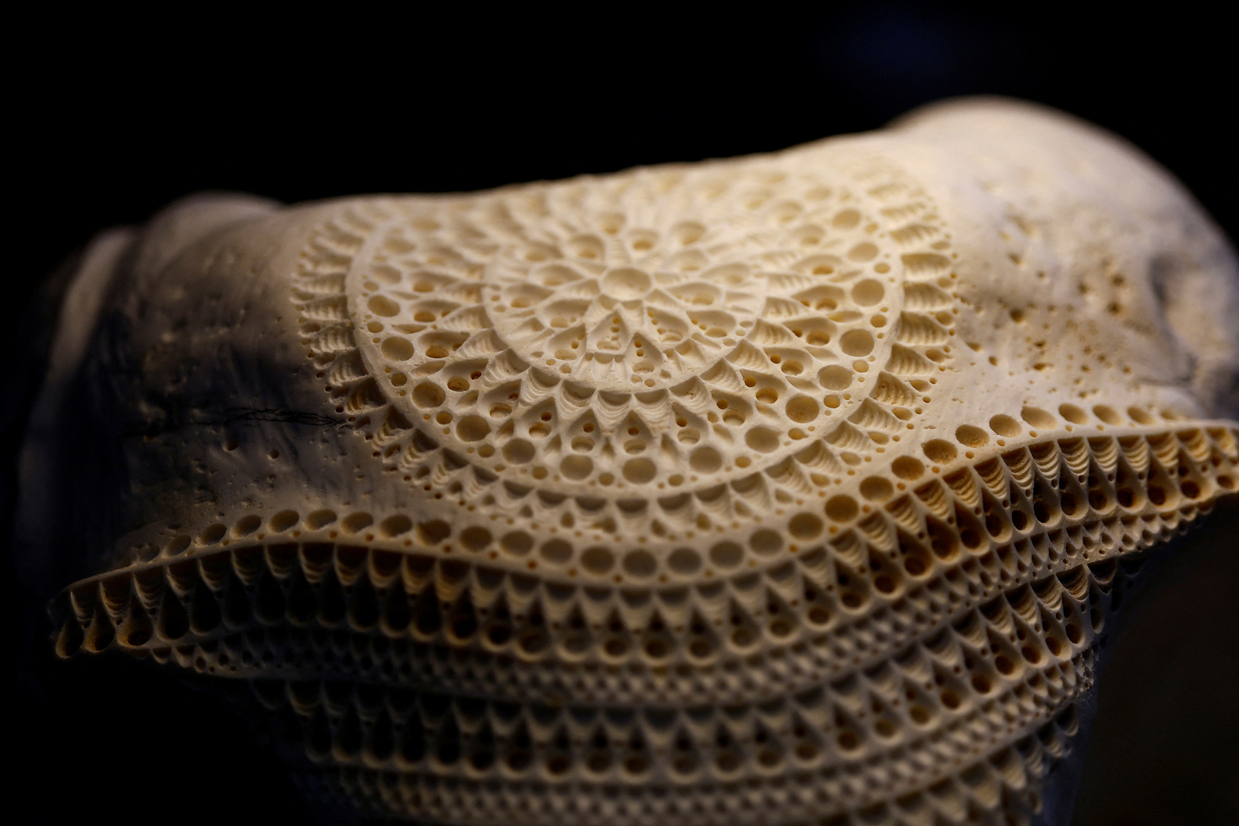 Egy hajó a Sermitsiaq-sziget mellett Grönlandon 2025. február 10-én