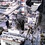 A csernobili atomerőmű három nappal a katasztrófa után 1986. április 29-én Csernobil, Ukrajnában